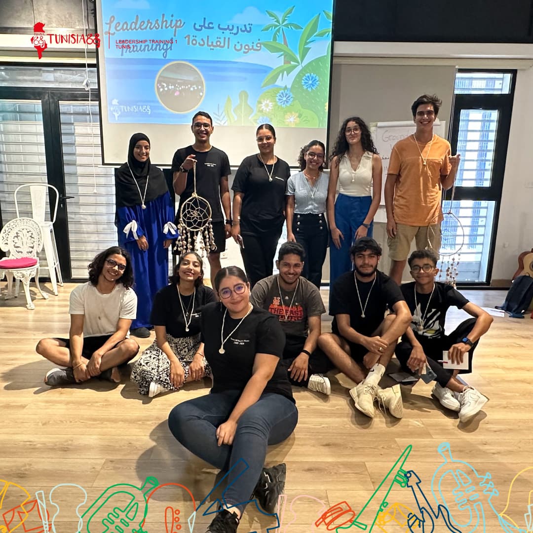 Alumni trainers working with new club leaders in Tunis